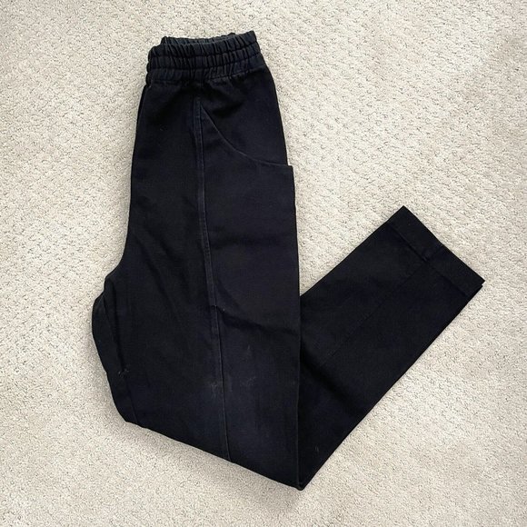 Elizabeth Suzann Black Clyde Work Pant in Upcycled Cotton Canvas Women’s 4 Tall - Picture 11 of 11